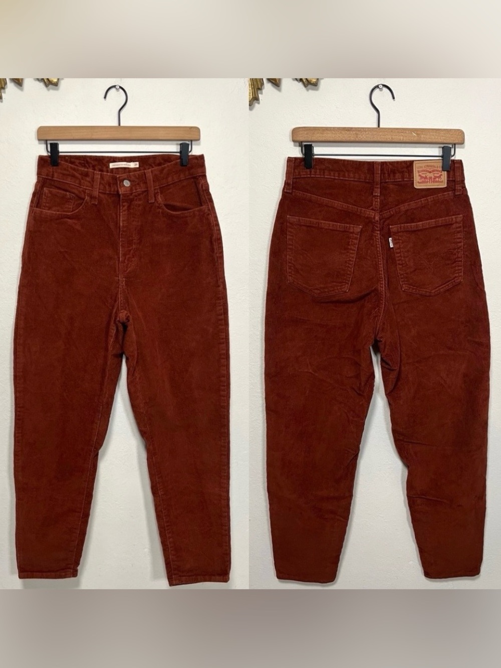 Levi’s High Waisted Corduroy Mom Jeans